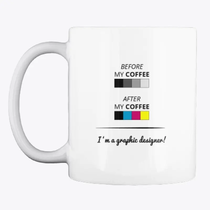 Graphic Designer Mug CMYK